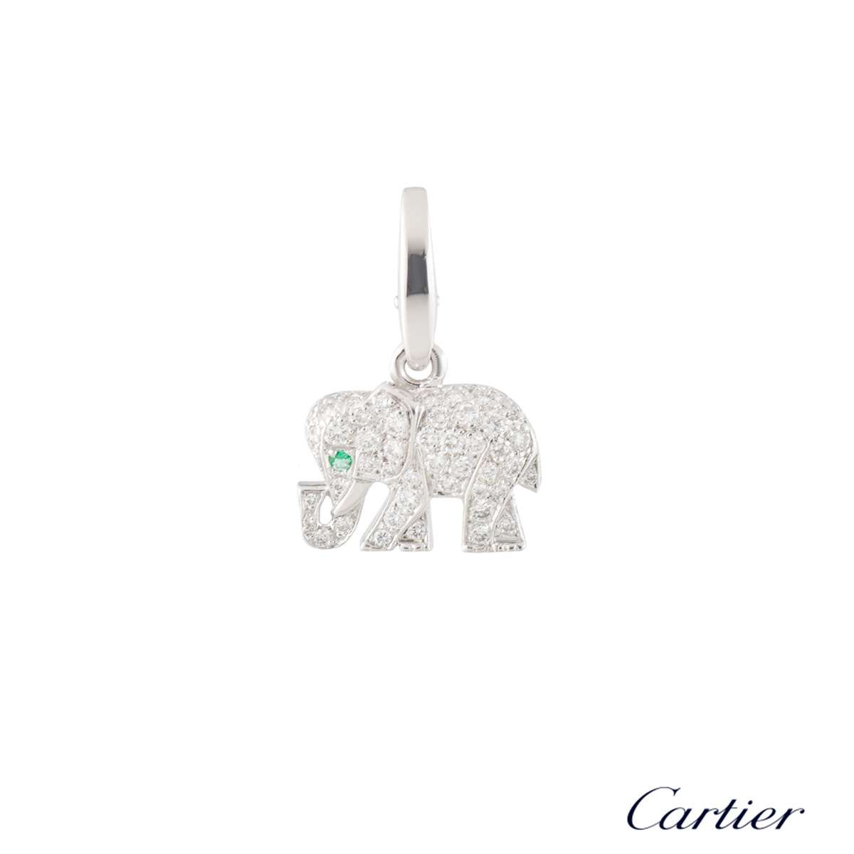 cartier elephant diamond necklace